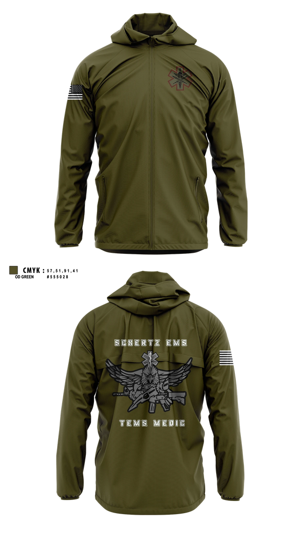 Windbreaker, Schertz SWAT, Fire Department, Teamtime, Team time, sublimation, custom sports apparel, team uniforms, spirit wear, spiritwear, sports uniforms, custom shirts, team store, custom team store, fundraiser sports, apparel fundraiser