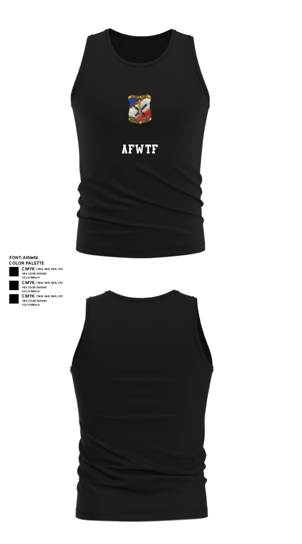 Tank Top, AFWTF, Navy, Teamtime, Team time, sublimation, custom sports apparel, team uniforms, spirit wear, spiritwear, sports uniforms, custom shirts, team store, custom team store, fundraiser sports, apparel fundraiser