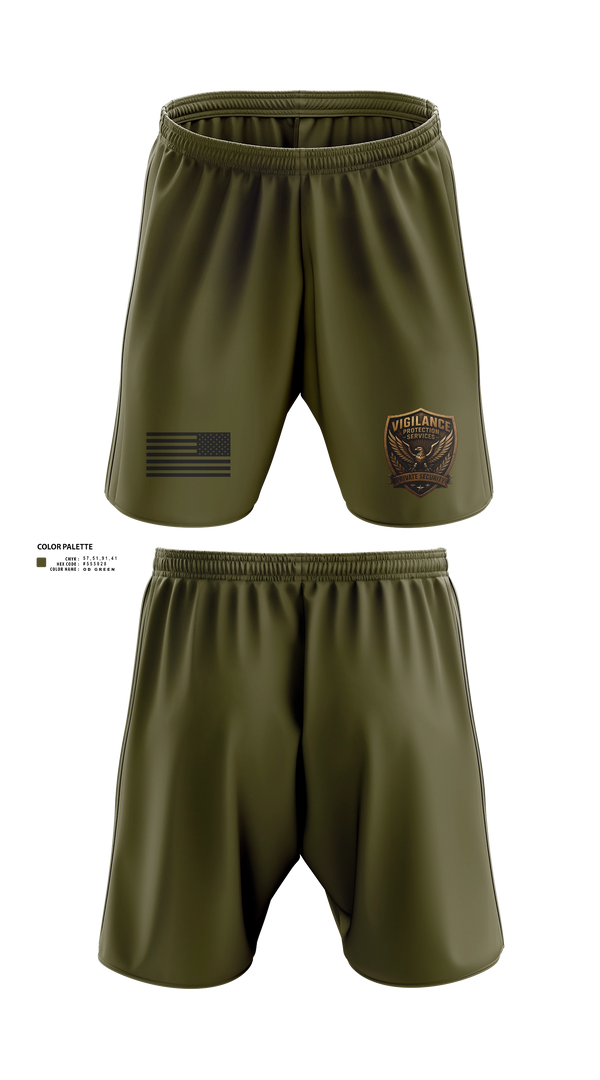 Athletic Shorts With Pockets, Vigilance Protection Services, , Teamtime, Team time, sublimation, custom sports apparel, team uniforms, spirit wear, spiritwear, sports uniforms, custom shirts, team store, custom team store, fundraiser sports, apparel fundraiser