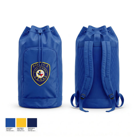 Gear Bag, Kirby Police Department, Police, Teamtime, Team time, sublimation, custom sports apparel, team uniforms, spirit wear, spiritwear, sports uniforms, custom shirts, team store, custom team store, fundraiser sports, apparel fundraiser