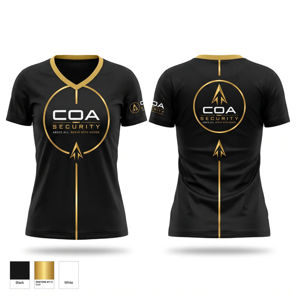 Womens Short Sleeve Vneck Shirt, COA Operations Group, , Teamtime, Team time, sublimation, custom sports apparel, team uniforms, spirit wear, spiritwear, sports uniforms, custom shirts, team store, custom team store, fundraiser sports, apparel fundraiser