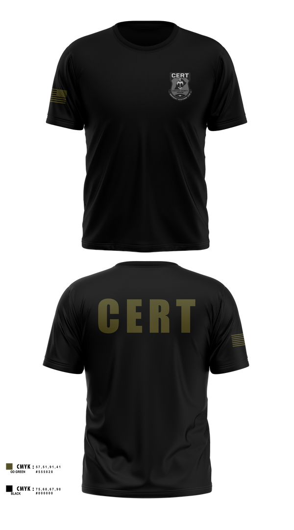 Short Sleeve Performance Shirt, Chester County Prison Emergency Response Team CERT, Police, Teamtime, Team time, sublimation, custom sports apparel, team uniforms, spirit wear, spiritwear, sports uniforms, custom shirts, team store, custom team store, fundraiser sports, apparel fundraiser