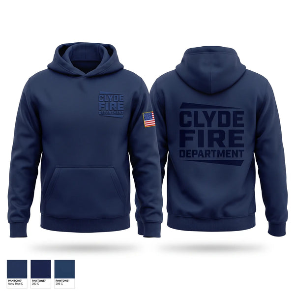 Hoodie, Clyde fire department, Fire Department, Teamtime, Team time, sublimation, custom sports apparel, team uniforms, spirit wear, spiritwear, sports uniforms, custom shirts, team store, custom team store, fundraiser sports, apparel fundraiser