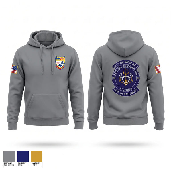 Hoodie, Weslaco Fire Department, Fire Department, Teamtime, Team time, sublimation, custom sports apparel, team uniforms, spirit wear, spiritwear, sports uniforms, custom shirts, team store, custom team store, fundraiser sports, apparel fundraiser