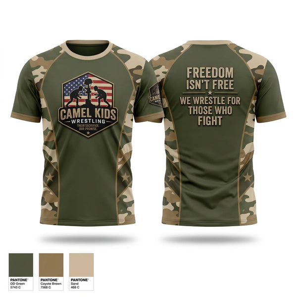 Short Sleeve Performance Shirt, Camel kids 2026, Wrestling, Teamtime, Team time, sublimation, custom sports apparel, team uniforms, spirit wear, spiritwear, sports uniforms, custom shirts, team store, custom team store, fundraiser sports, apparel fundraiser