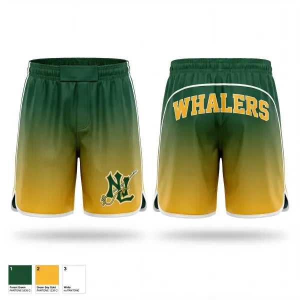 Fight Shorts, Whalers, Wrestling, Teamtime, Team time, sublimation, custom sports apparel, team uniforms, spirit wear, spiritwear, sports uniforms, custom shirts, team store, custom team store, fundraiser sports, apparel fundraiser
