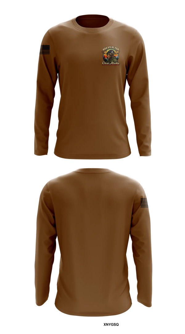Long Sleeve Performance Shirt, 460 SFS OL-FOA, Air Force, Teamtime, Team time, sublimation, custom sports apparel, team uniforms, spirit wear, spiritwear, sports uniforms, custom shirts, team store, custom team store, fundraiser sports, apparel fundraiser
