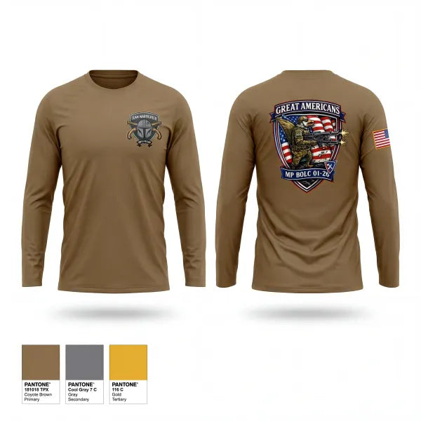 Long Sleeve Performance Shirt, 01-26 MP BOLC, Army, Teamtime, Team time, sublimation, custom sports apparel, team uniforms, spirit wear, spiritwear, sports uniforms, custom shirts, team store, custom team store, fundraiser sports, apparel fundraiser