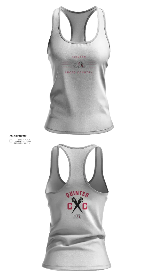 Womens Track Singlet, Quinter Bulldogs, Cross Country, Teamtime, Team time, sublimation, custom sports apparel, team uniforms, spirit wear, spiritwear, sports uniforms, custom shirts, team store, custom team store, fundraiser sports, apparel fundraiser