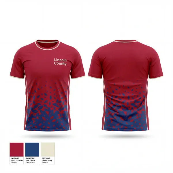 Short Sleeve Performance Shirt, Lincoln County, Men's Basketball, Teamtime, Team time, sublimation, custom sports apparel, team uniforms, spirit wear, spiritwear, sports uniforms, custom shirts, team store, custom team store, fundraiser sports, apparel fundraiser