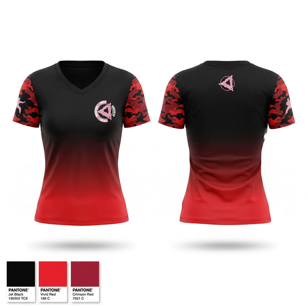 Womens Short Sleeve Vneck Shirt, Triad Martial Arts, , Teamtime, Team time, sublimation, custom sports apparel, team uniforms, spirit wear, spiritwear, sports uniforms, custom shirts, team store, custom team store, fundraiser sports, apparel fundraiser
