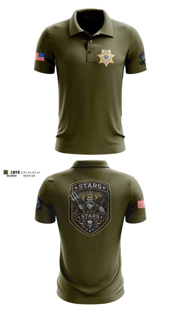 Long Sleeve Performance Polo, Ranger Services, Police, Teamtime, Team time, sublimation, custom sports apparel, team uniforms, spirit wear, spiritwear, sports uniforms, custom shirts, team store, custom team store, fundraiser sports, apparel fundraiser