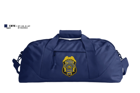 Duffle Bag, Department of public safety, Police, Teamtime, Team time, sublimation, custom sports apparel, team uniforms, spirit wear, spiritwear, sports uniforms, custom shirts, team store, custom team store, fundraiser sports, apparel fundraiser