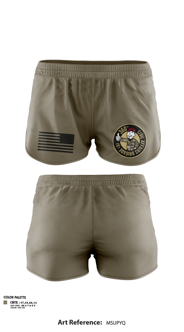 Ranger Panties, 360 CA BDE (Airborne), Army, Teamtime, Team time, sublimation, custom sports apparel, team uniforms, spirit wear, spiritwear, sports uniforms, custom shirts, team store, custom team store, fundraiser sports, apparel fundraiser