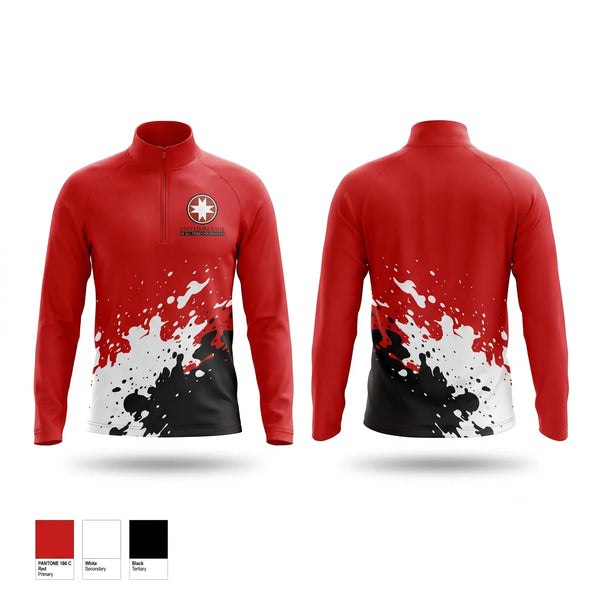 Quarter Zip Jacket, Daybreak Star, Track & Field, Teamtime, Team time, sublimation, custom sports apparel, team uniforms, spirit wear, spiritwear, sports uniforms, custom shirts, team store, custom team store, fundraiser sports, apparel fundraiser