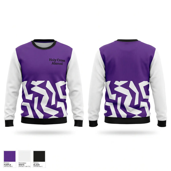 Crew Neck Sweatshirt, Holy Cross Alumni, Track & Field, Teamtime, Team time, sublimation, custom sports apparel, team uniforms, spirit wear, spiritwear, sports uniforms, custom shirts, team store, custom team store, fundraiser sports, apparel fundraiser