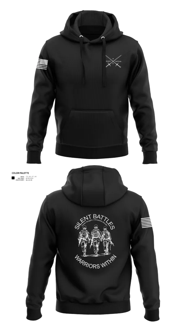 Hoodie, Silent Battles, , Teamtime, Team time, sublimation, custom sports apparel, team uniforms, spirit wear, spiritwear, sports uniforms, custom shirts, team store, custom team store, fundraiser sports, apparel fundraiser