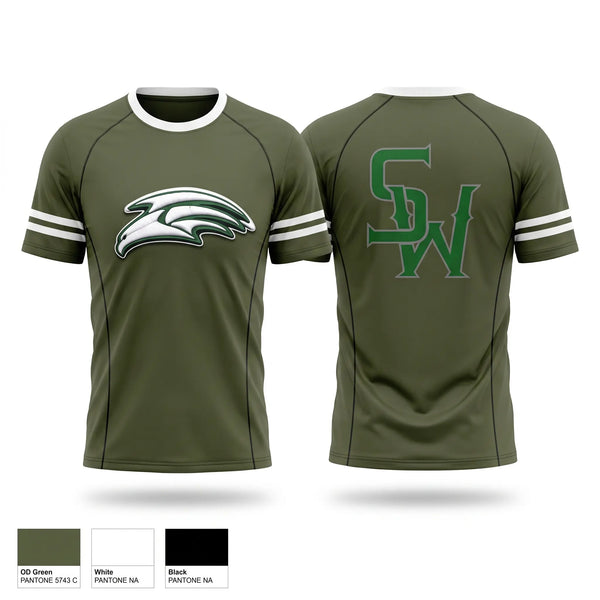 Short Sleeve Performance Shirt, SoWal Hawks, Baseball, Teamtime, Team time, sublimation, custom sports apparel, team uniforms, spirit wear, spiritwear, sports uniforms, custom shirts, team store, custom team store, fundraiser sports, apparel fundraiser