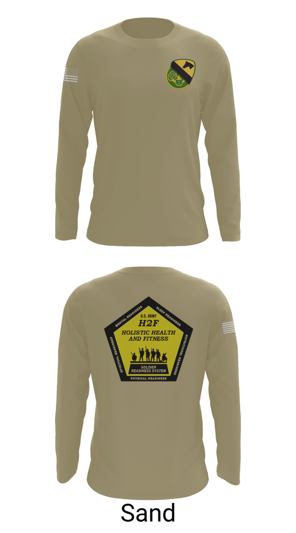 Long Sleeve Performance Shirt, 1st Cav 3CR, , Teamtime, Team time, sublimation, custom sports apparel, team uniforms, spirit wear, spiritwear, sports uniforms, custom shirts, team store, custom team store, fundraiser sports, apparel fundraiser