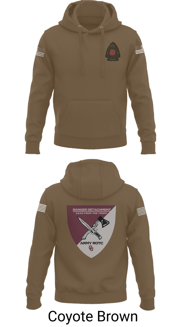 Hoodie, FY 25-26 OU RC, Army, Teamtime, Team time, sublimation, custom sports apparel, team uniforms, spirit wear, spiritwear, sports uniforms, custom shirts, team store, custom team store, fundraiser sports, apparel fundraiser