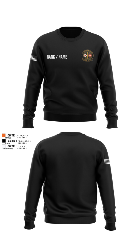 Crew Neck Sweatshirt, 25H TTSB, Army, Teamtime, Team time, sublimation, custom sports apparel, team uniforms, spirit wear, spiritwear, sports uniforms, custom shirts, team store, custom team store, fundraiser sports, apparel fundraiser