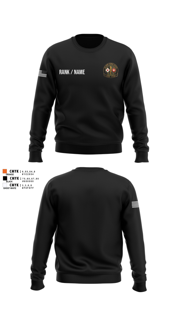 Crew Neck Sweatshirt, 25H TTSB, Army, Teamtime, Team time, sublimation, custom sports apparel, team uniforms, spirit wear, spiritwear, sports uniforms, custom shirts, team store, custom team store, fundraiser sports, apparel fundraiser