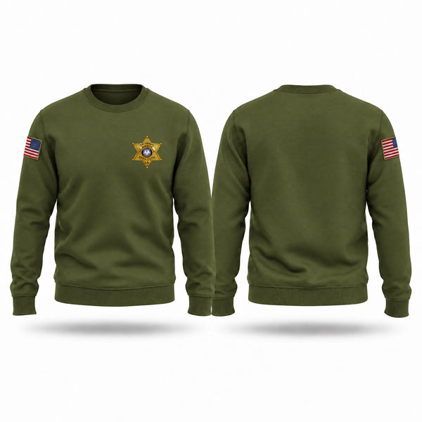 Crew Neck Sweatshirt, Pointe Coupee Sheriff's Office, Police, Teamtime, Team time, sublimation, custom sports apparel, team uniforms, spirit wear, spiritwear, sports uniforms, custom shirts, team store, custom team store, fundraiser sports, apparel fundraiser