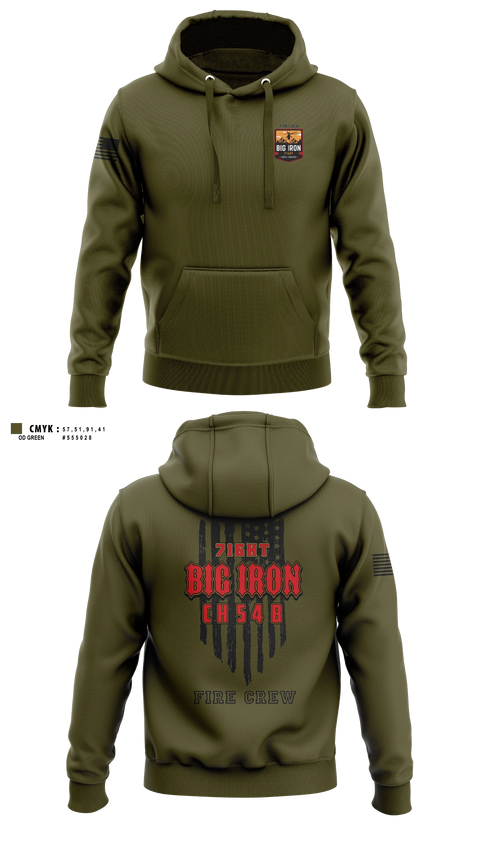 Hoodie, Big Iron, Fire Department, Teamtime, Team time, sublimation, custom sports apparel, team uniforms, spirit wear, spiritwear, sports uniforms, custom shirts, team store, custom team store, fundraiser sports, apparel fundraiser