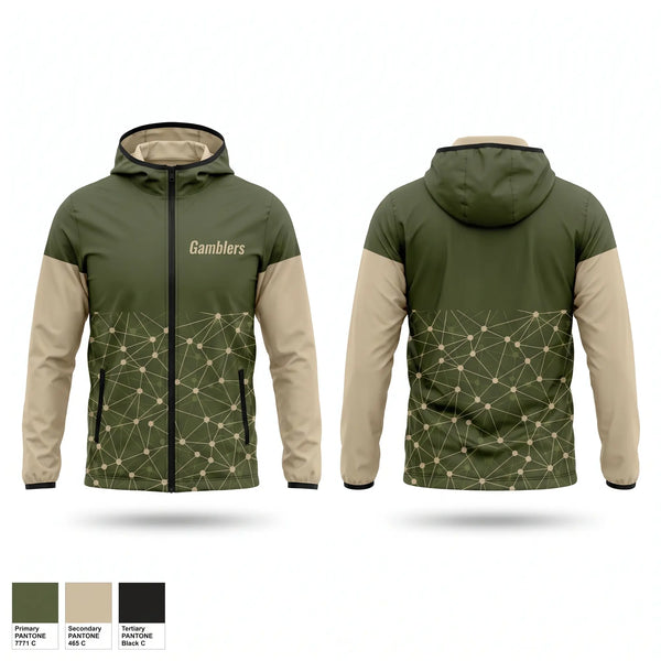 Windbreaker, Gamblers, Ice Hockey, Teamtime, Team time, sublimation, custom sports apparel, team uniforms, spirit wear, spiritwear, sports uniforms, custom shirts, team store, custom team store, fundraiser sports, apparel fundraiser