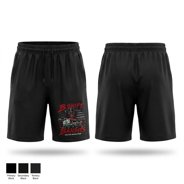 Athletic Shorts With Pockets, B-Shift Bandits, EMS/EMT, Teamtime, Team time, sublimation, custom sports apparel, team uniforms, spirit wear, spiritwear, sports uniforms, custom shirts, team store, custom team store, fundraiser sports, apparel fundraiser