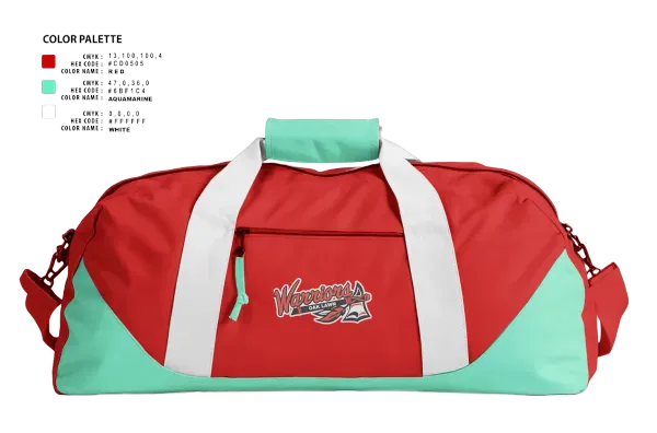 Duffle Bag, Westside Warriors, Baseball, Teamtime, Team time, sublimation, custom sports apparel, team uniforms, spirit wear, spiritwear, sports uniforms, custom shirts, team store, custom team store, fundraiser sports, apparel fundraiser