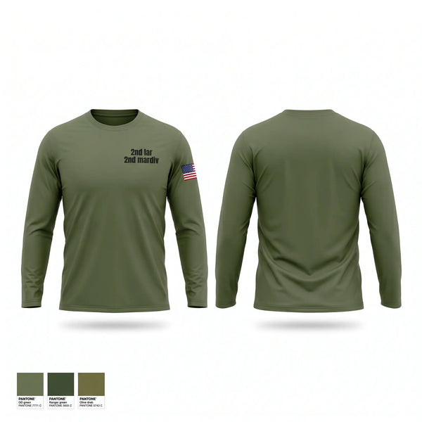 Long Sleeve Performance Shirt, 2nd lar 2nd mardiv, Marines, Teamtime, Team time, sublimation, custom sports apparel, team uniforms, spirit wear, spiritwear, sports uniforms, custom shirts, team store, custom team store, fundraiser sports, apparel fundraiser