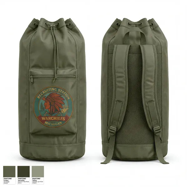 Gear Bag, Recruiting Station Michigan, Marines, Teamtime, Team time, sublimation, custom sports apparel, team uniforms, spirit wear, spiritwear, sports uniforms, custom shirts, team store, custom team store, fundraiser sports, apparel fundraiser