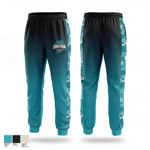 Sweatpants, Indiana Dream, Women's Basketball, Teamtime, Team time, sublimation, custom sports apparel, team uniforms, spirit wear, spiritwear, sports uniforms, custom shirts, team store, custom team store, fundraiser sports, apparel fundraiser