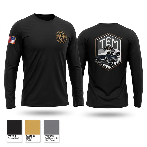 Long Sleeve Performance Shirt, Temple Station, Police, Teamtime, Team time, sublimation, custom sports apparel, team uniforms, spirit wear, spiritwear, sports uniforms, custom shirts, team store, custom team store, fundraiser sports, apparel fundraiser