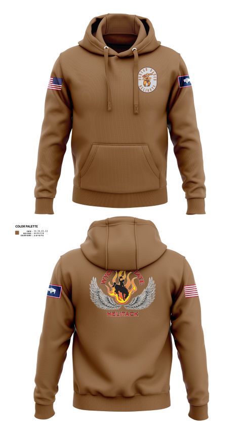 Hoodie, Wyoming state helitack, Fire Department, Teamtime, Team time, sublimation, custom sports apparel, team uniforms, spirit wear, spiritwear, sports uniforms, custom shirts, team store, custom team store, fundraiser sports, apparel fundraiser