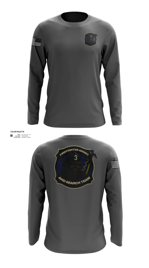 Long Sleeve Performance Shirt, District 3 Fast, Fire Department, Teamtime, Team time, sublimation, custom sports apparel, team uniforms, spirit wear, spiritwear, sports uniforms, custom shirts, team store, custom team store, fundraiser sports, apparel fundraiser