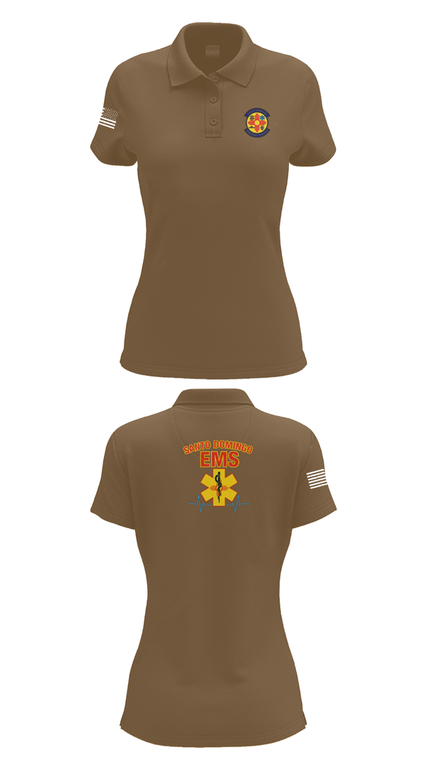 Womens Short Sleeve Performance Polo, SDEMS, , Teamtime, Team time, sublimation, custom sports apparel, team uniforms, spirit wear, spiritwear, sports uniforms, custom shirts, team store, custom team store, fundraiser sports, apparel fundraiser