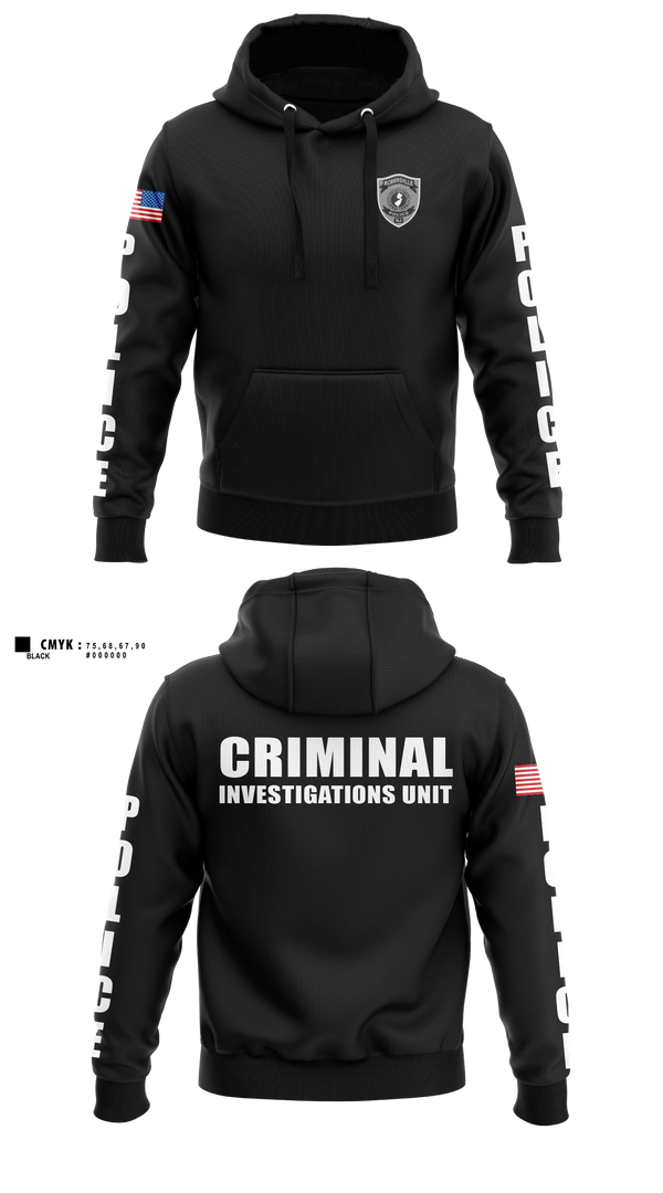 Hoodie, Robbinsville Police, Police, Teamtime, Team time, sublimation, custom sports apparel, team uniforms, spirit wear, spiritwear, sports uniforms, custom shirts, team store, custom team store, fundraiser sports, apparel fundraiser
