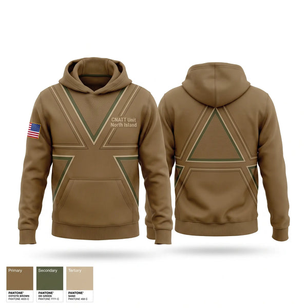 Hoodie, CNATT Unit North Island, Navy, Teamtime, Team time, sublimation, custom sports apparel, team uniforms, spirit wear, spiritwear, sports uniforms, custom shirts, team store, custom team store, fundraiser sports, apparel fundraiser
