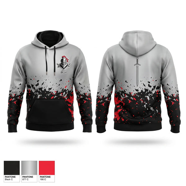 Hoodie, Knights Track Club, Track & Field, Teamtime, Team time, sublimation, custom sports apparel, team uniforms, spirit wear, spiritwear, sports uniforms, custom shirts, team store, custom team store, fundraiser sports, apparel fundraiser