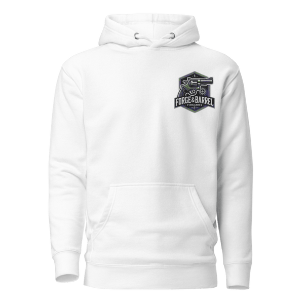 Forge & Barrel Firearms 85618351 Unisex Premium Hoodie | Cotton Heritage M2580
