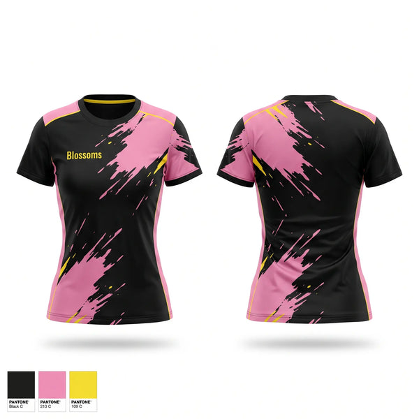 Womens Soccer Jersey, Blossoms, Women's Soccer, Teamtime, Team time, sublimation, custom sports apparel, team uniforms, spirit wear, spiritwear, sports uniforms, custom shirts, team store, custom team store, fundraiser sports, apparel fundraiser