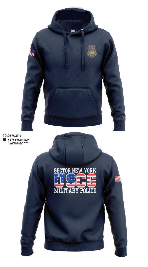 Hoodie, Sector New York Security Forces, Coast Guard, Teamtime, Team time, sublimation, custom sports apparel, team uniforms, spirit wear, spiritwear, sports uniforms, custom shirts, team store, custom team store, fundraiser sports, apparel fundraiser
