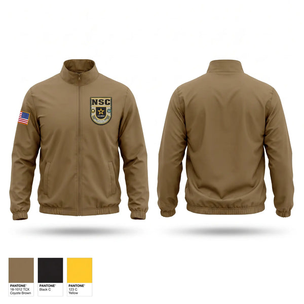 Windbreaker, National Simulation Center, Army, Teamtime, Team time, sublimation, custom sports apparel, team uniforms, spirit wear, spiritwear, sports uniforms, custom shirts, team store, custom team store, fundraiser sports, apparel fundraiser