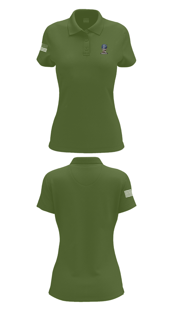 Womens Short Sleeve Performance Polo, Atlas Company 51st ESB-E, , Teamtime, Team time, sublimation, custom sports apparel, team uniforms, spirit wear, spiritwear, sports uniforms, custom shirts, team store, custom team store, fundraiser sports, apparel fundraiser