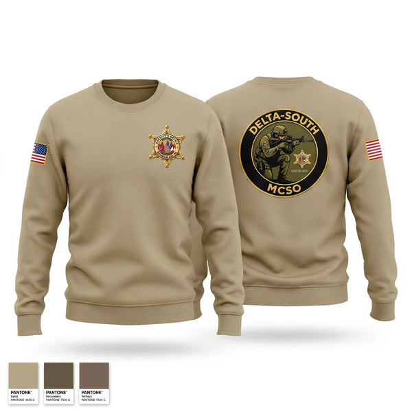 Crew Neck Sweatshirt, Mobile County Delta South, Police, Teamtime, Team time, sublimation, custom sports apparel, team uniforms, spirit wear, spiritwear, sports uniforms, custom shirts, team store, custom team store, fundraiser sports, apparel fundraiser