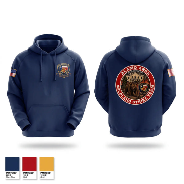 Hoodie, Bexar county wildland, Fire Department, Teamtime, Team time, sublimation, custom sports apparel, team uniforms, spirit wear, spiritwear, sports uniforms, custom shirts, team store, custom team store, fundraiser sports, apparel fundraiser