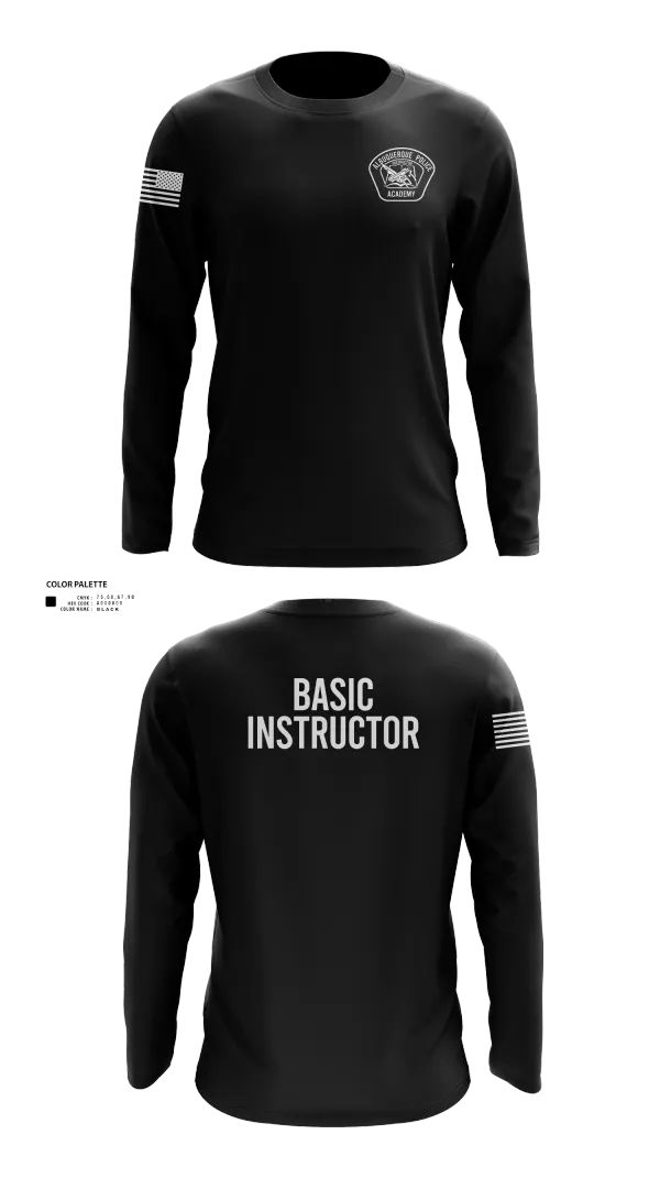 Long Sleeve Performance Shirt, Academy-Basic Unit, Police, Teamtime, Team time, sublimation, custom sports apparel, team uniforms, spirit wear, spiritwear, sports uniforms, custom shirts, team store, custom team store, fundraiser sports, apparel fundraiser