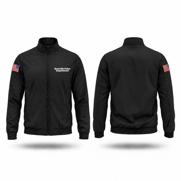 Windbreaker, Boonville Police Department, Police, Teamtime, Team time, sublimation, custom sports apparel, team uniforms, spirit wear, spiritwear, sports uniforms, custom shirts, team store, custom team store, fundraiser sports, apparel fundraiser
